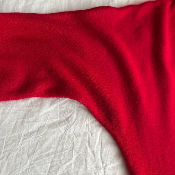 FOREVER 21 soft red 3/4 length sweater - Picture 4 of 7